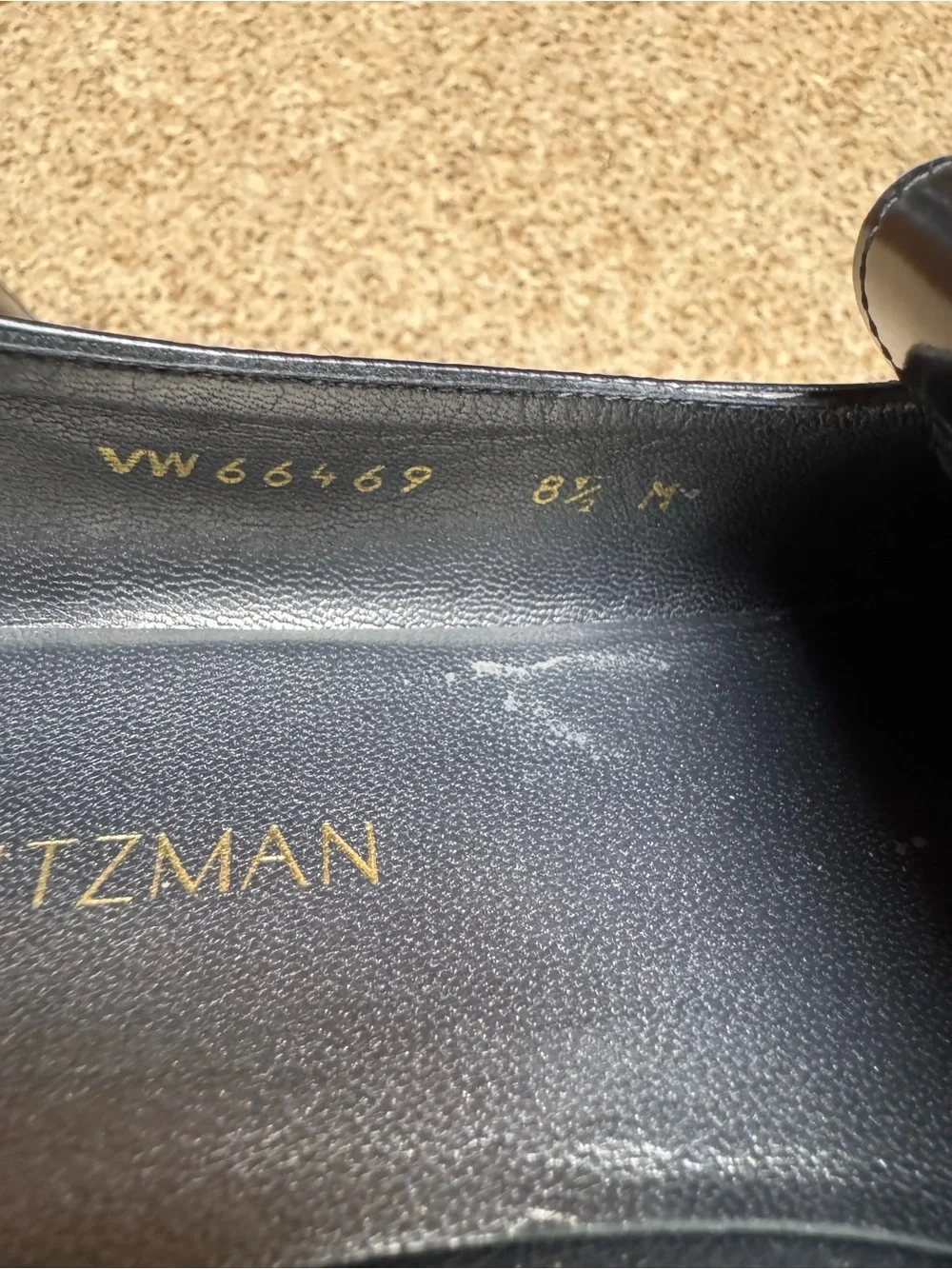 Stuart Weitzman Black Patent Tassel Loafers for Men